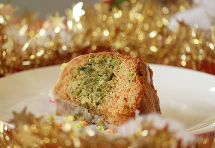 にんじんケーキでクリスマス