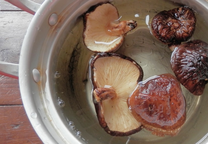 干し椎茸だしのとり方