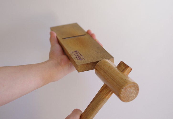 鰹節削り器の調整