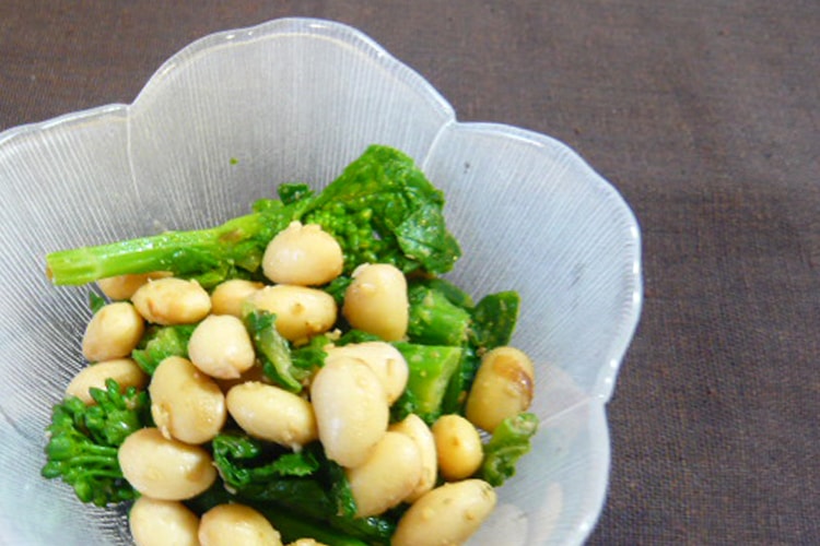 蒸し大豆レシピ