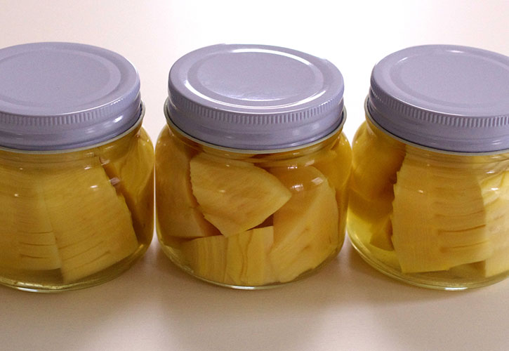 たけのこ水煮完成