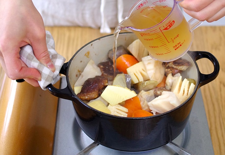 たけのこ煮物の作り方