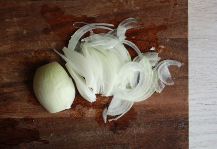 新玉ねぎ薄切り