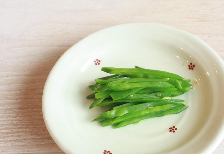 さやいんげんの切り方