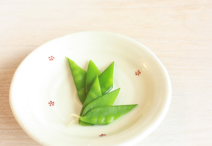 さやいんげん斜め切り