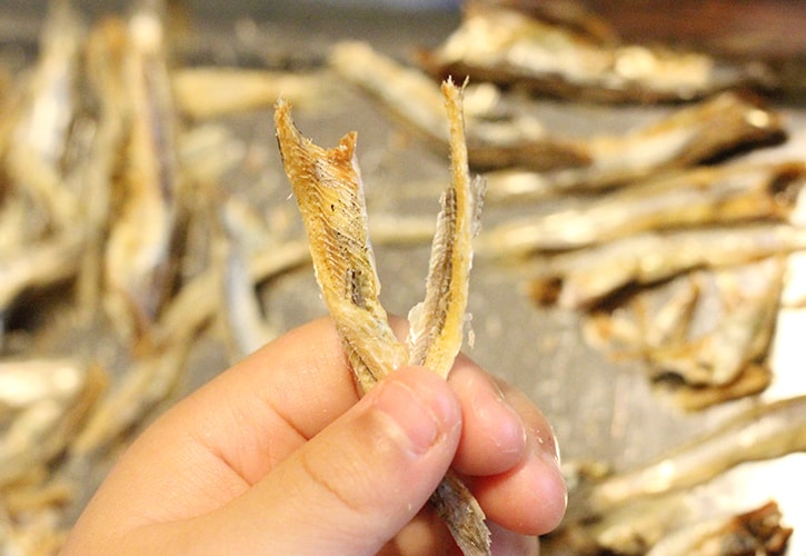 いりこ下処理完成