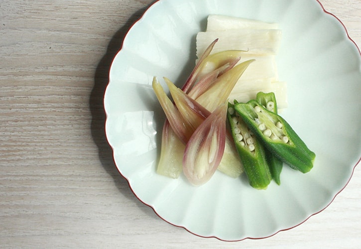 野菜の昆布締め