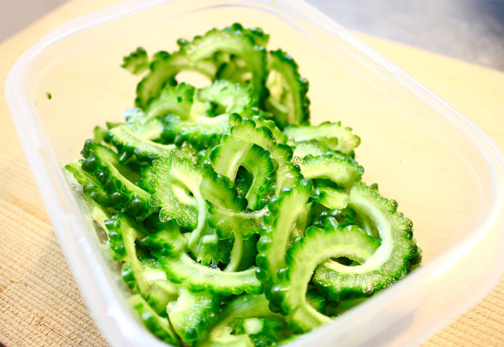 ゴーヤの下処理