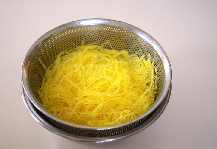 ほぐしたそうめんかぼちゃ
