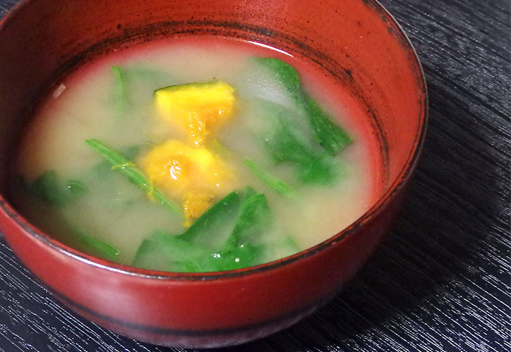 ほうれん草のお味噌汁