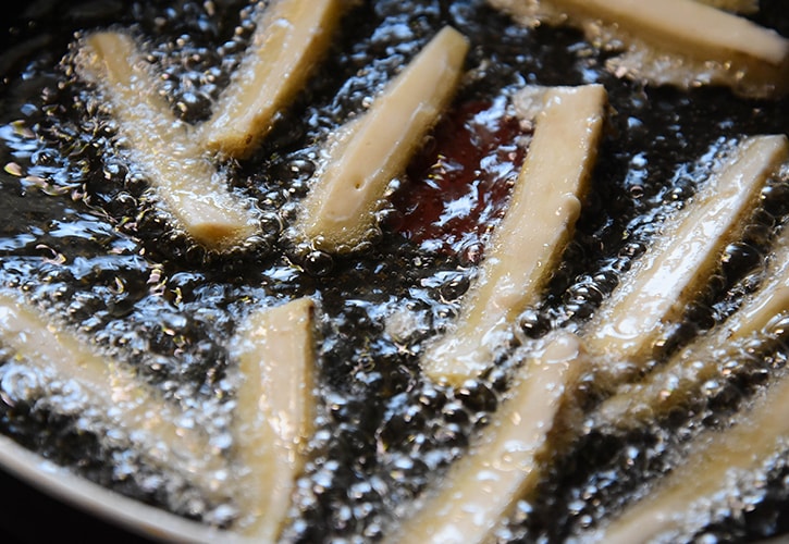 若ごぼうの天ぷら