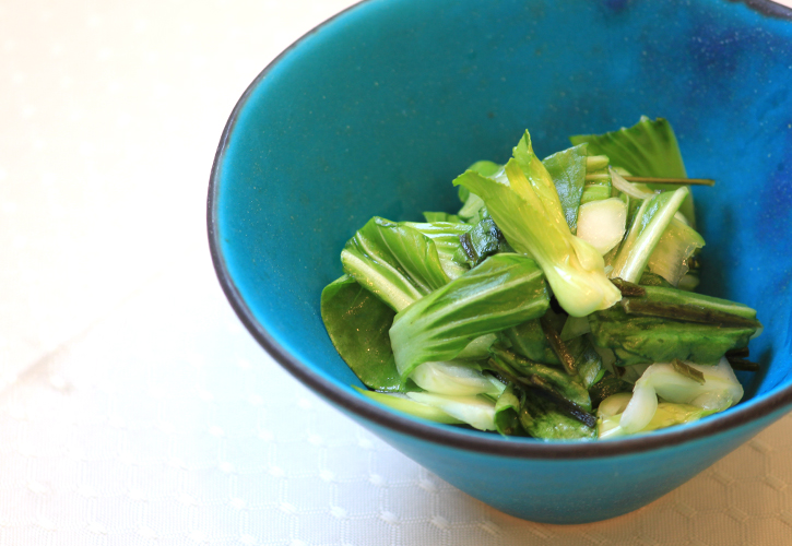 チンゲンサイんお浅漬け