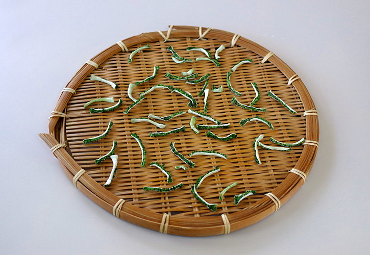 ゴーヤの天日干し