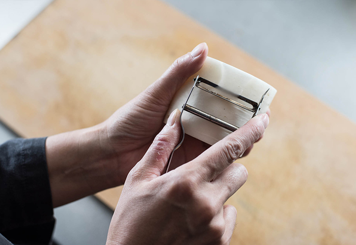 大根の下ごしらえ