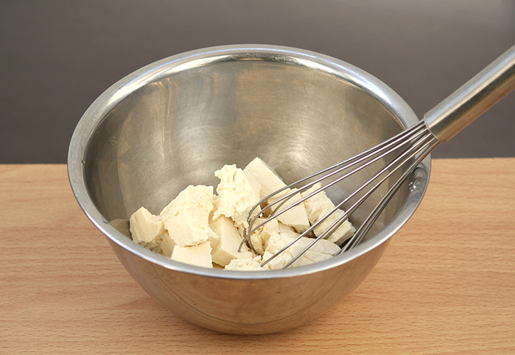 豆腐を滑らかにする