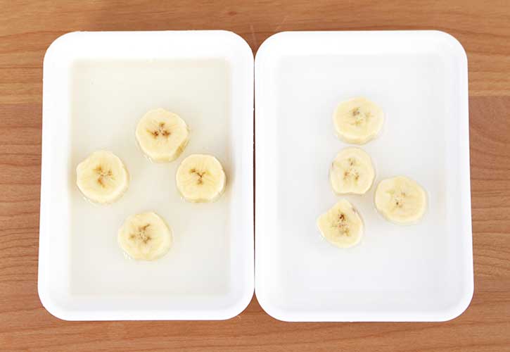 レモン汁以外にも バナナの変色を防ぐ方法