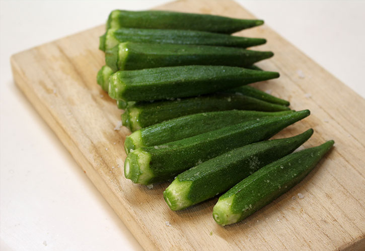 オクラの下処理