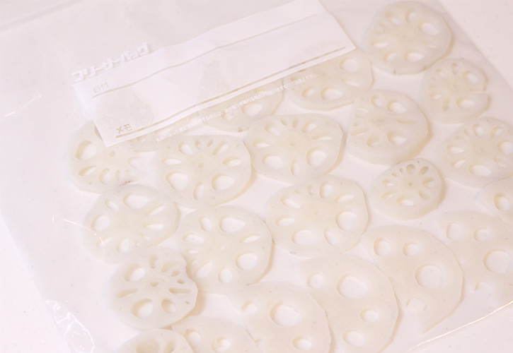 レンコン冷凍保存