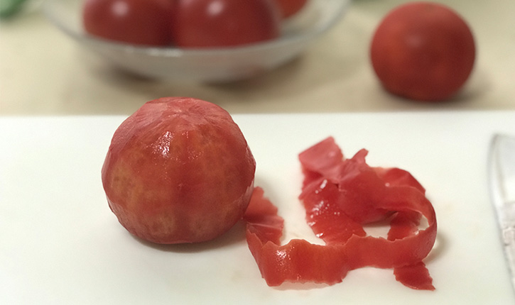 簡単 トマトの皮むき