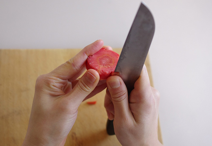 簡単ねじり梅の切り方