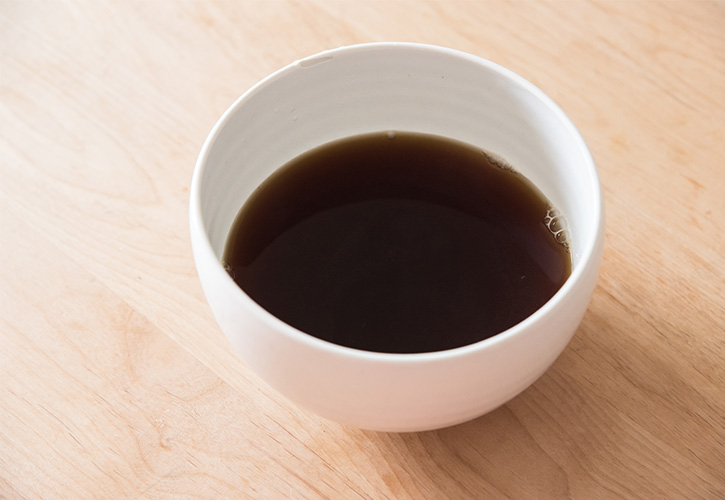 煮浸しの味付け