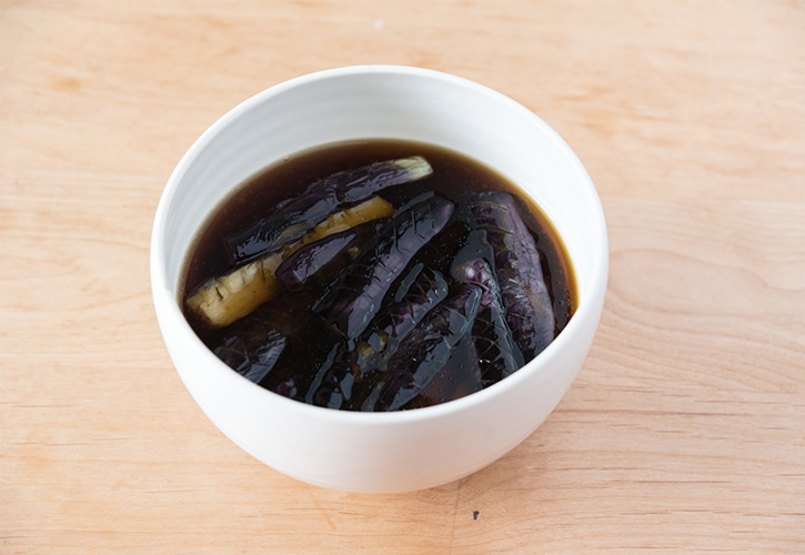 ナスの煮びたし