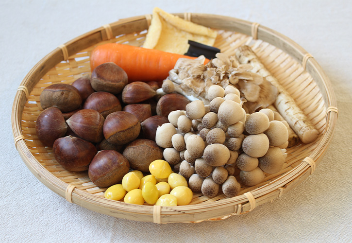 吹き寄せご飯の材料