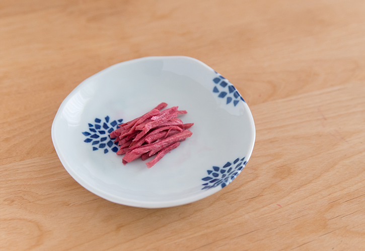 自宅で簡単紅生姜