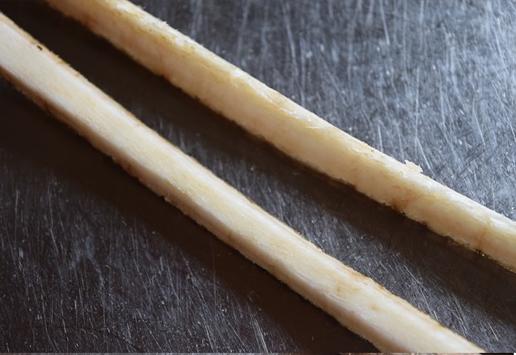 ごぼうの拍子切り