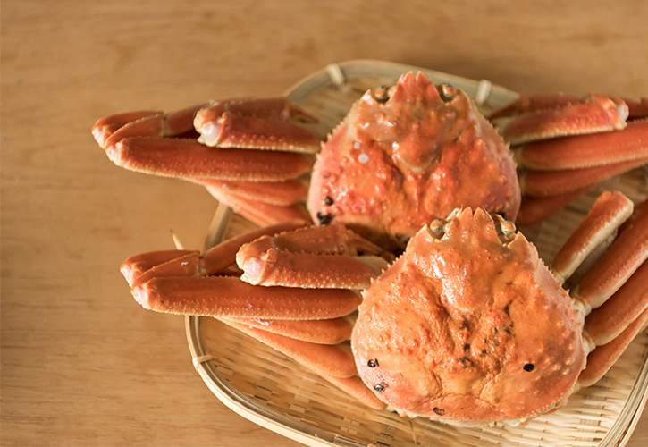 松葉ガニ二杯