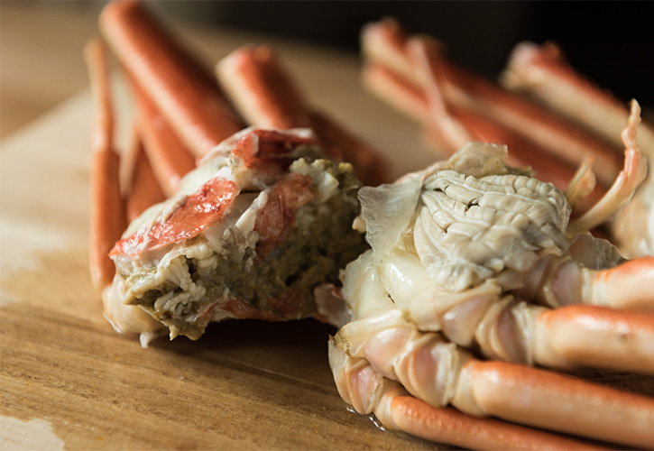 松葉ガニ胴体半分