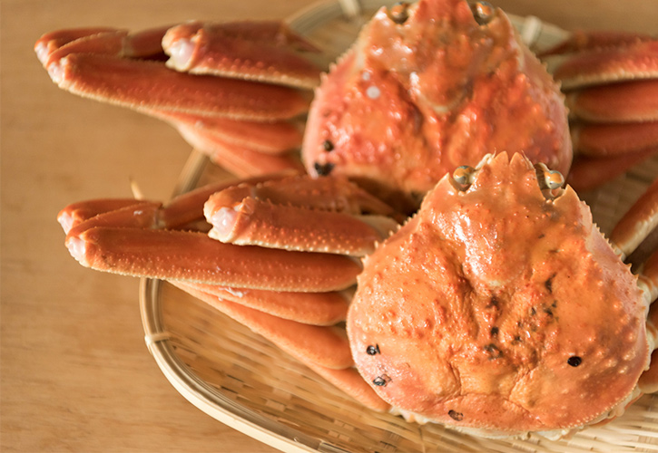 松葉ガニ2杯