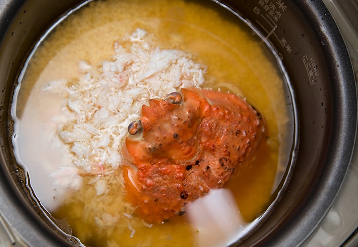 松葉ガニの使い方