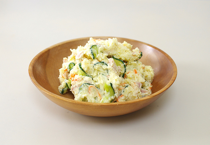 らっきょう甘酢を使ったポテトサラダ