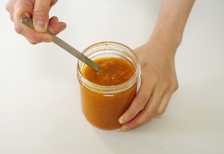 らっきょう甘酢で人参ドレッシング