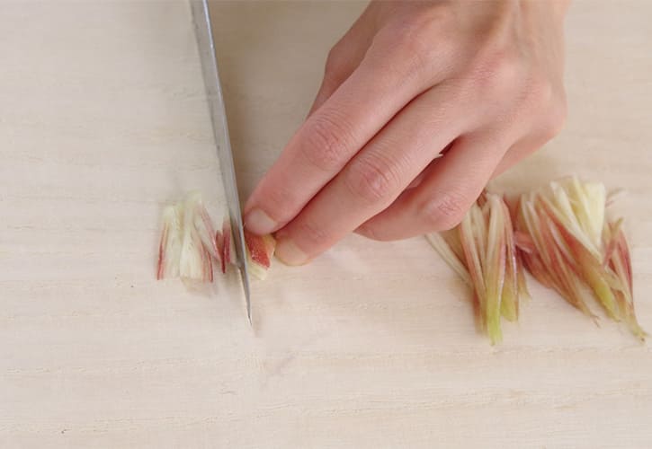 みょうが千切り2