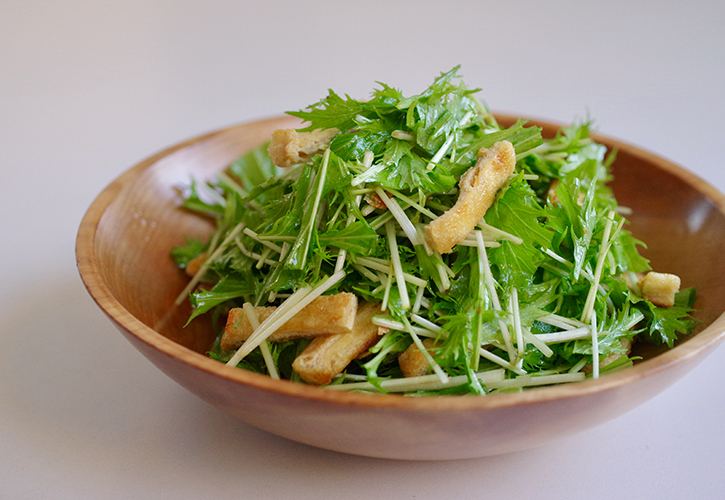 水菜油揚げ